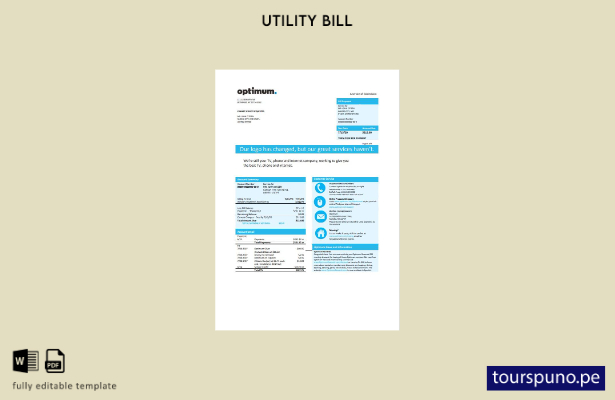 lista para imprimir plantilla de factura de cablevision Optimum de EE. UU. Nueva